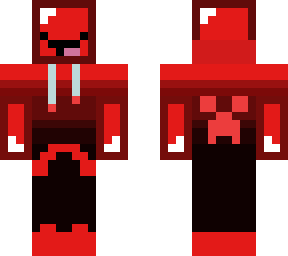red skeppy with sweater