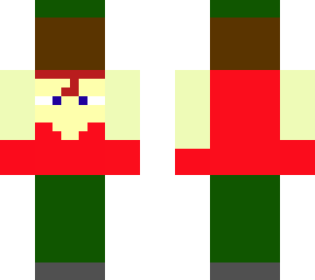 redpcat's official skin holding grass!