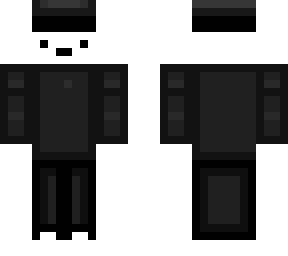 white & black