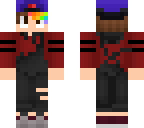 boy with rainbow hair remake