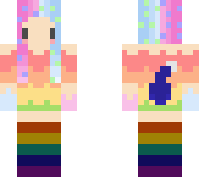 chibi rainbow kitty girl! -ce-