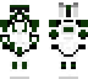 clone comander armor green