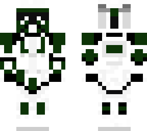 clone comander armor green
