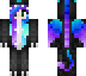 galaxy girl dragon onesie