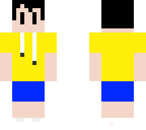 Hoodie boy Yellow | Minecraft Skin