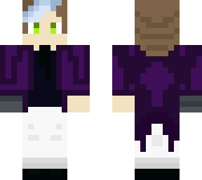 metal arm w/ purple coat