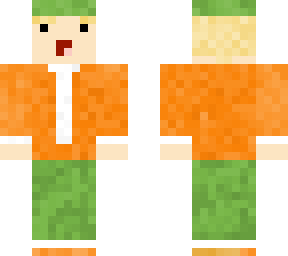 naranjita con gorro