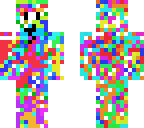 rainbow pixels