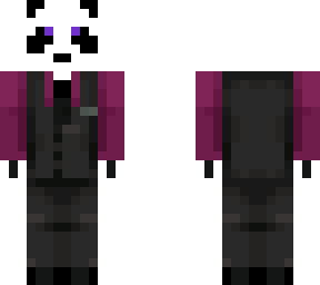 suited panda
