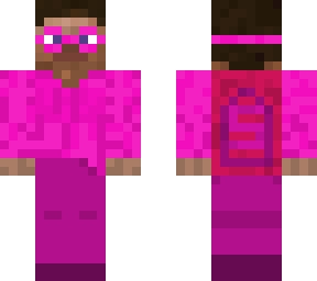 super pink steve