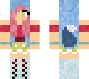 blue and red haired wolf pokemon trainer *fix*