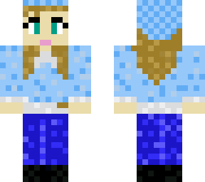 blue girl