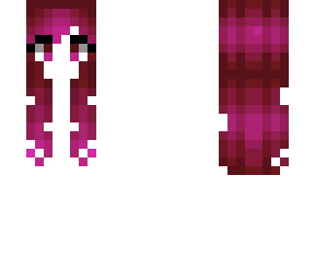 hb - ombre- wine red fade - curly & long