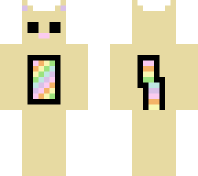 pastel rainbow cat