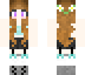 summer girl skin flower