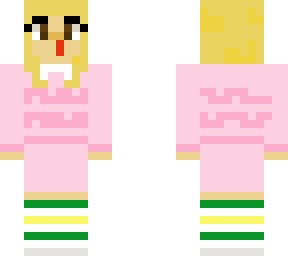 eleven with bloody nose and pink dress