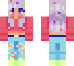 pink sweater aesthetic girl