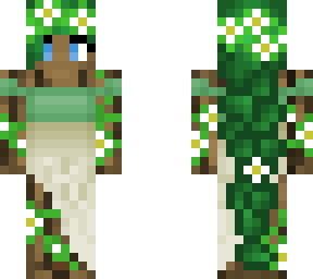 tree skin dryad daisy braid