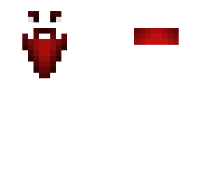 beard base - man - red beard & mustache - back of head