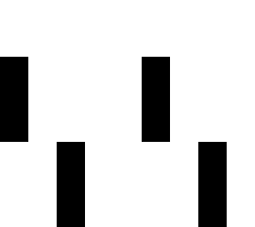 black white