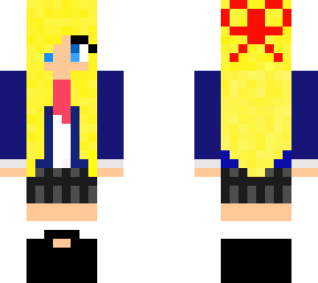 blonde in uniform