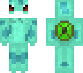 blue creature with corona mask