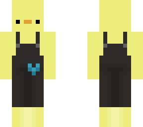 duck in overalls