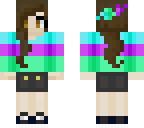 green blue and purple