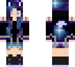 galaxy wolf girl