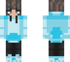 girl with blue hoodie