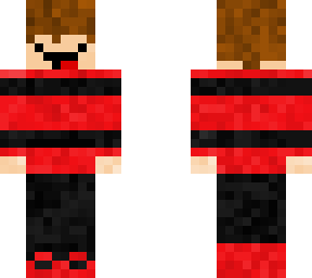 red and black