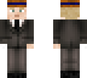 suit human with fidora