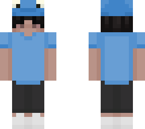blue frog boy