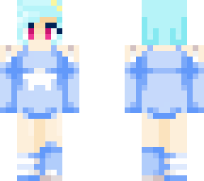 blue girl i guess.
