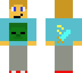 blue youtuber