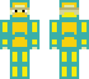 cartoon yellow-blue shulker