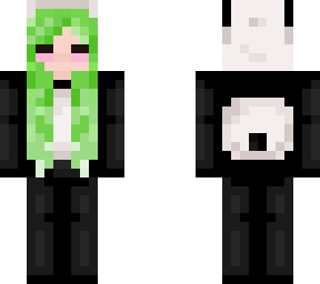 matching girl panda
