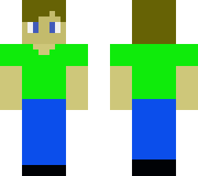 me as a minecraft skin