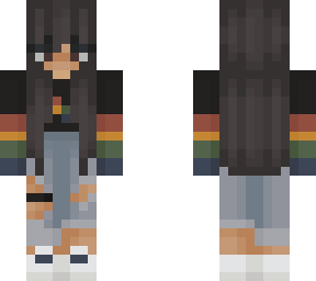 rainbow girl