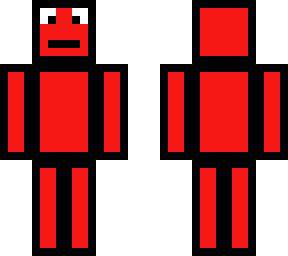 red pixel man