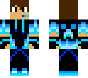 blue gamer boy