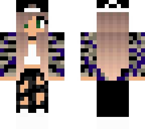 camo girl with purple