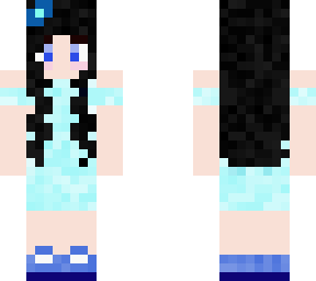 cute blue girl (my first skin hope you like it!)
