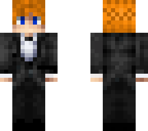 ginger in a suit