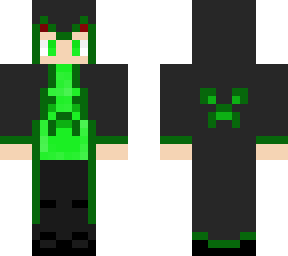 pastel dark knight hoodie / creeper boy - green edition