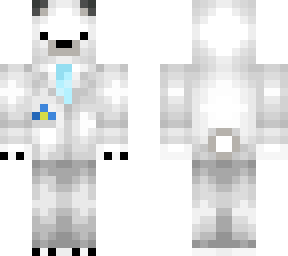 polar bear white suit