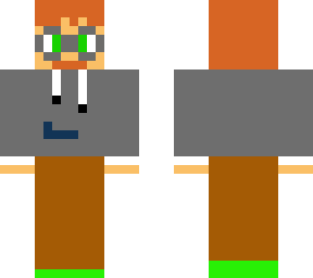 a guy with green shoes