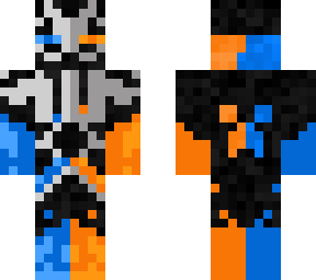 blue vs orange enderman