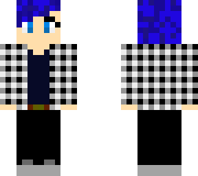 girl with blue hair