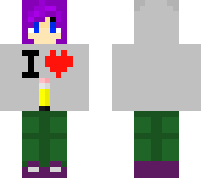 i heart drawing hoodie girl